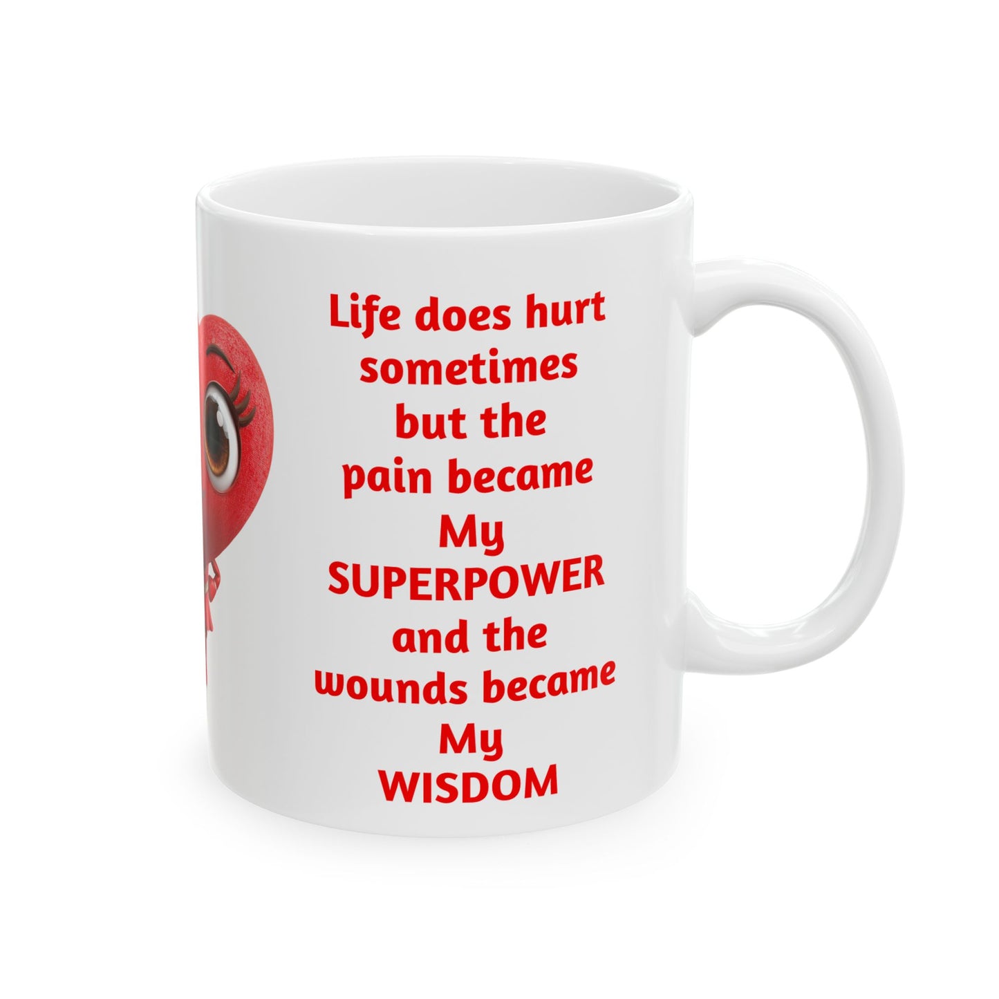 Pain Into Power-11oz Resilience & Strength Mug