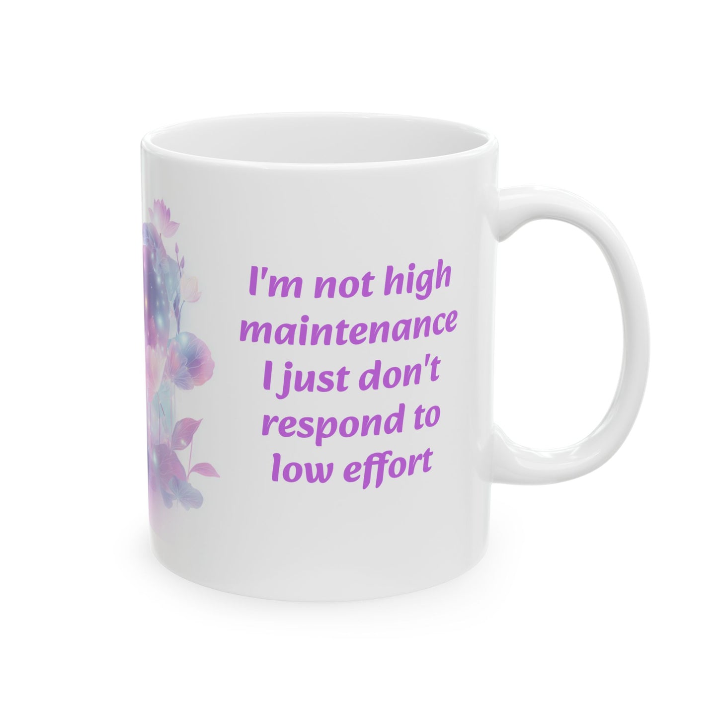 No Low Effort Allowed-11oz Self-Worth Mug