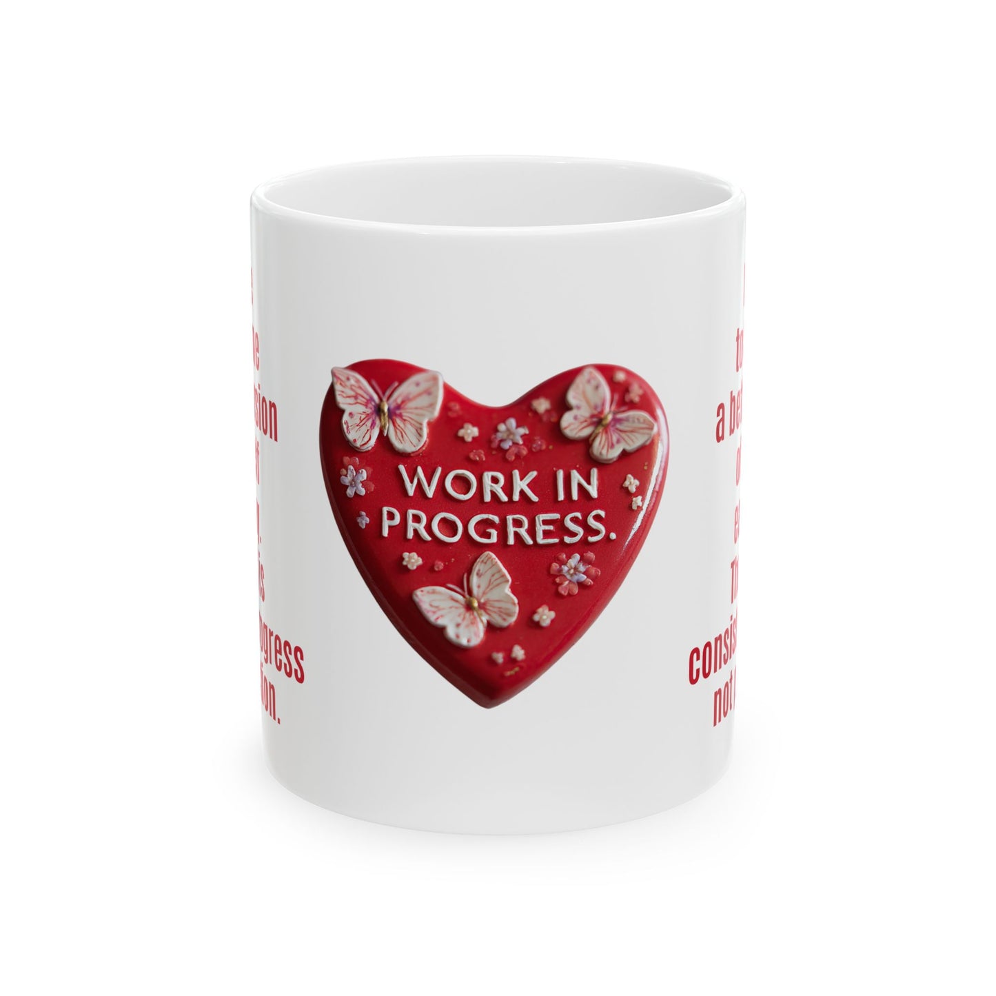 Progress, Not Perfection-11oz Daily Growth Mug