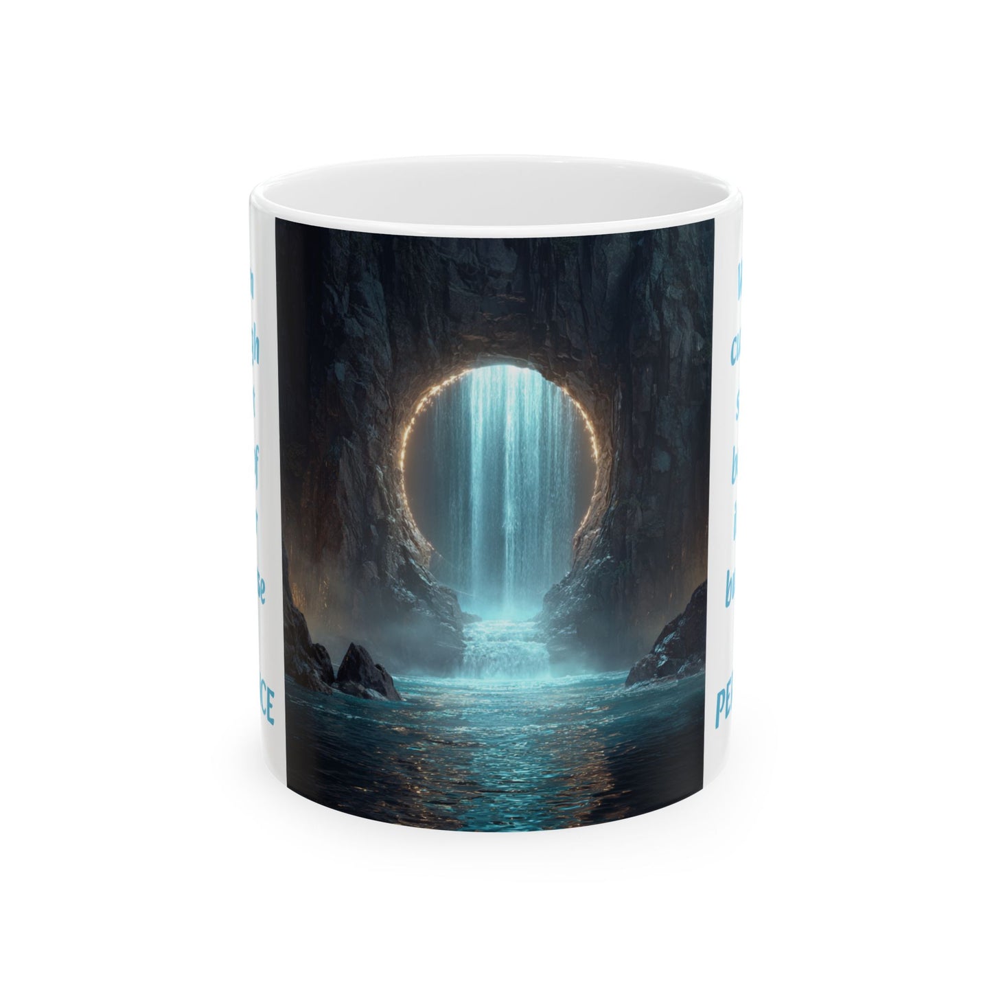 The Persistence of Water-11oz Inspirational Mug