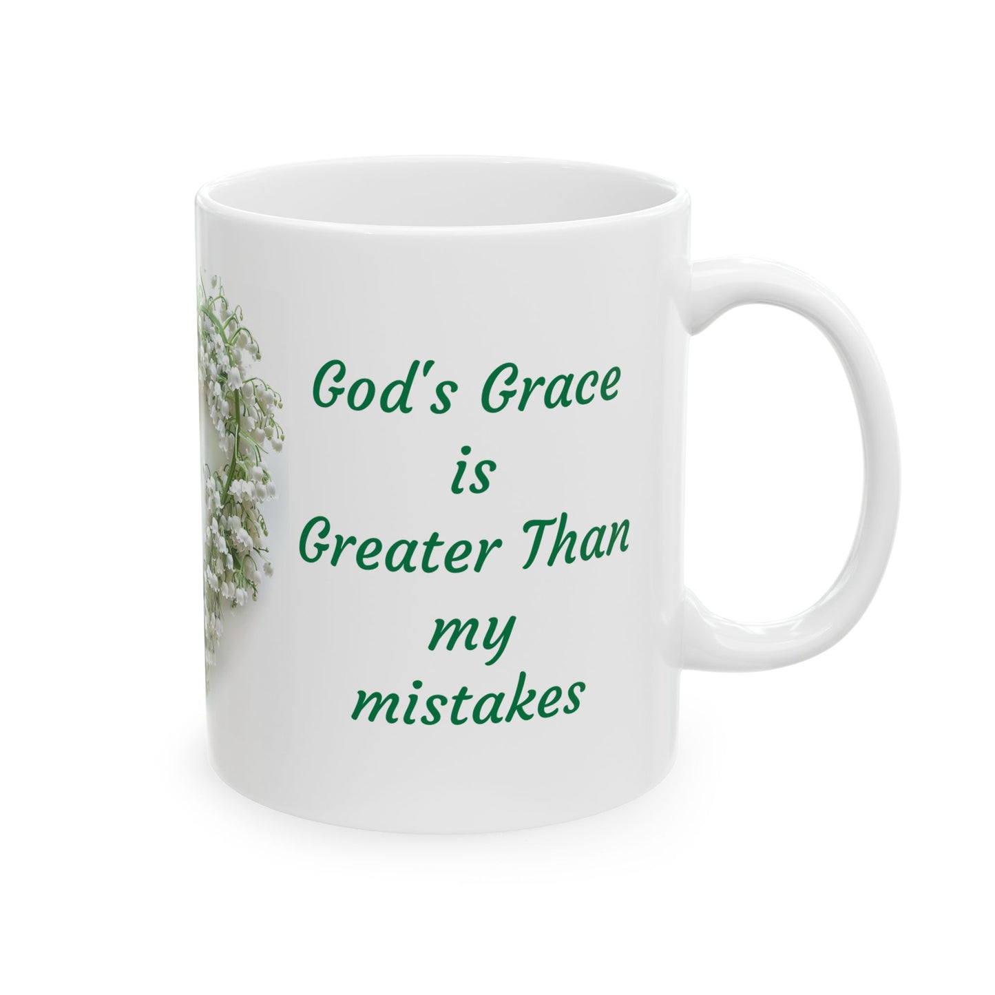 Defined by Grace, Not Mistakes-11oz Spiritual Affirmation Mug