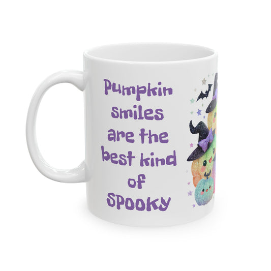 When Pumpkins Smile-11oz Halloween Inspired Coffee Mug