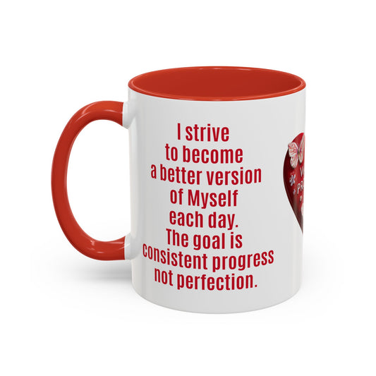 Progress, Not Perfection-11oz Daily Growth Mug