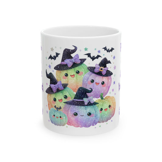 When Pumpkins Smile-11oz Halloween Inspired Coffee Mug
