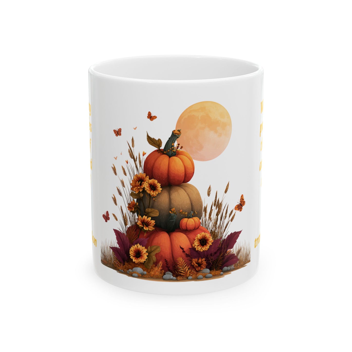 Pumpkin Fields-11oz Autumn Inspired Coffee Mug