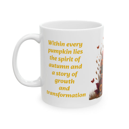 Pumpkin Fields-11oz Autumn Inspired Coffee Mug