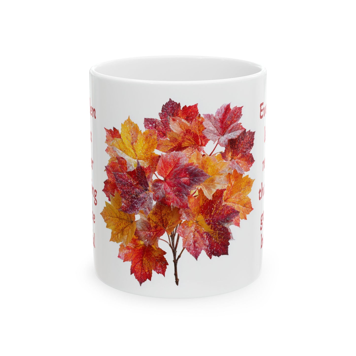 The Language of Leaves-11oz Autumn Inspired Coffee Mug