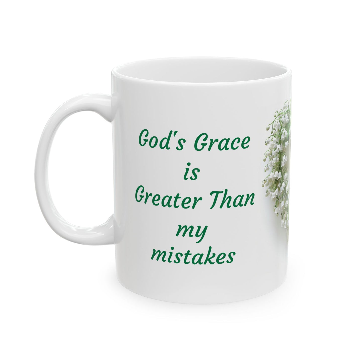 Defined by Grace, Not Mistakes-11oz Spiritual Affirmation Mug