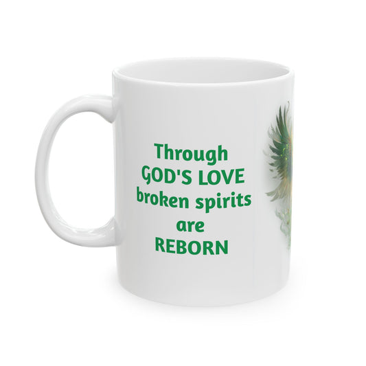 God's Love Rebuilds-11oz Spiritual Hope Mug