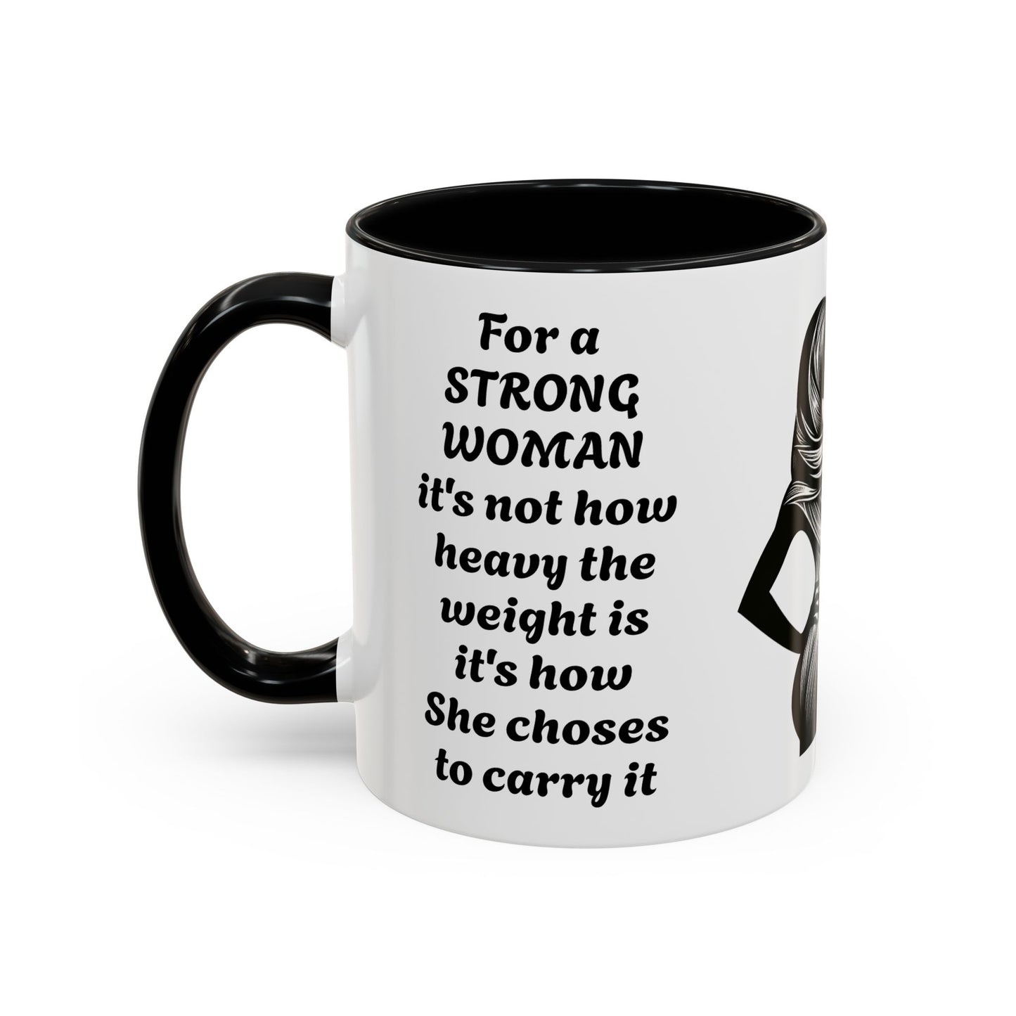 A Woman's Strength-11oz Empowering Mug for Women Who Carry Life with Grace and Power
