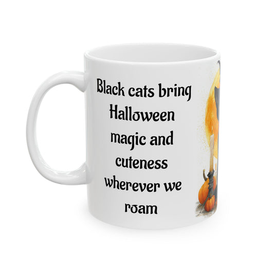 Witchy Kitty-11oz Halloween Inspired Coffee Mug