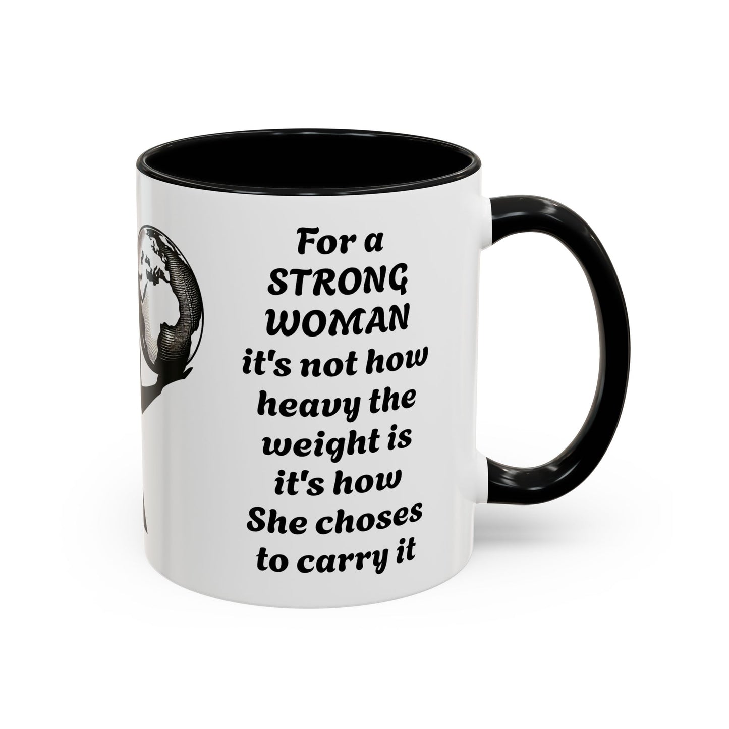 A Woman's Strength-11oz Empowering Mug for Women Who Carry Life with Grace and Power