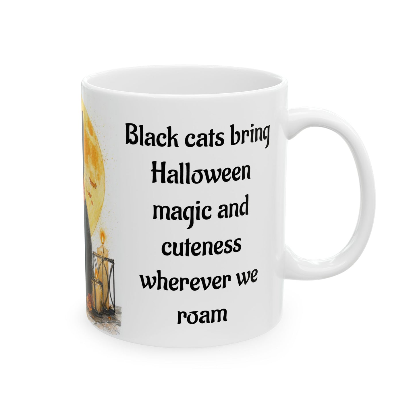 Witchy Kitty-11oz Halloween Inspired Coffee Mug